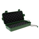 Maxbell Airtight Survival Storage Case Flashlight Torch Carry Box Container L Green