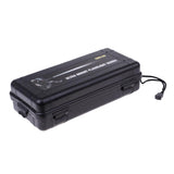 Maxbell Airtight Survival Storage Case Flashlight Torch Carry Box Container L Black