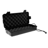 Maxbell Airtight Survival Storage Case Flashlight Torch Carry Box Container L Black