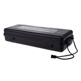 Maxbell Airtight Survival Storage Case Flashlight Torch Carry Box Container XL Black