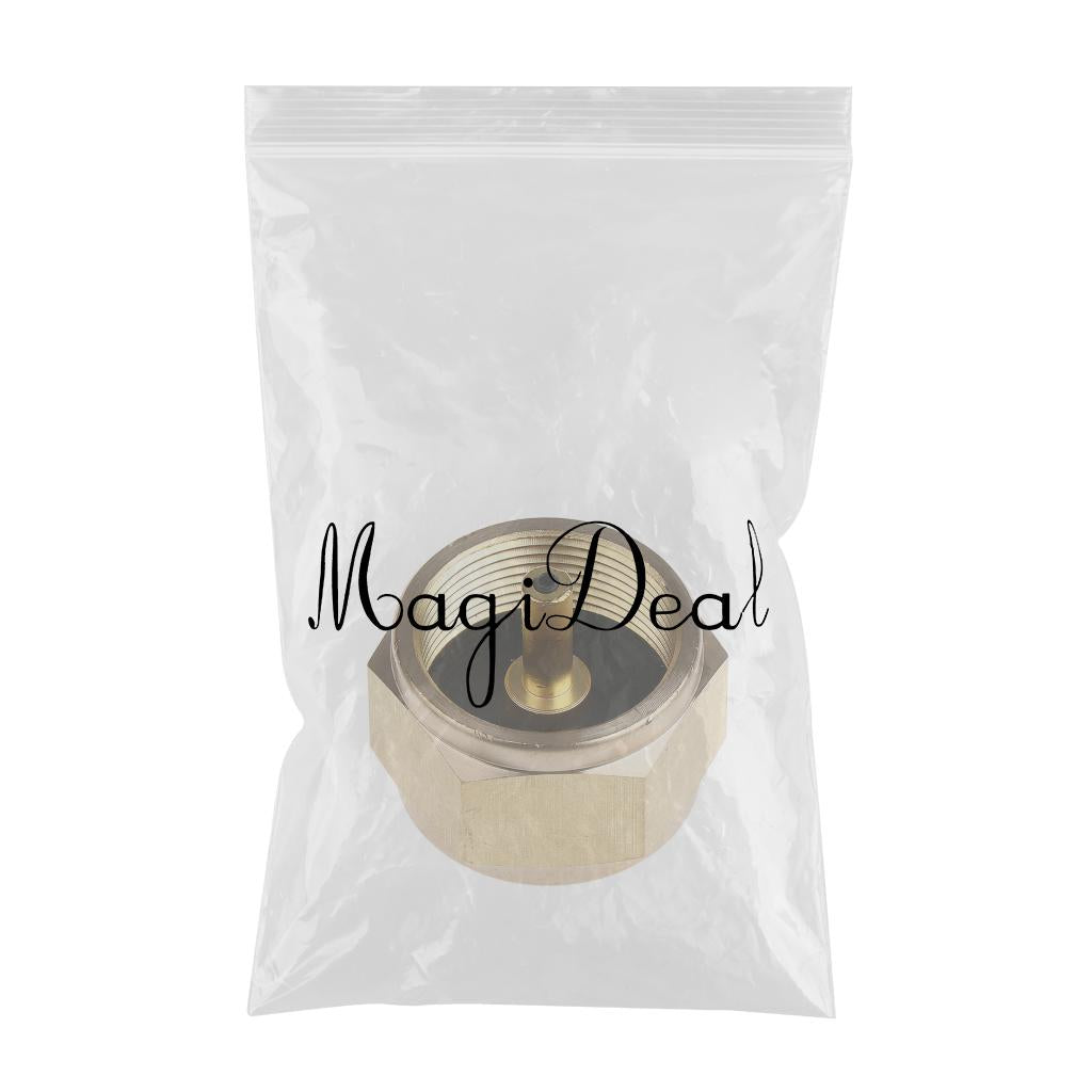 Maxbell Camping Stove Gas Refill Adapter Picnic BBQ Burner Connector Copper Gold