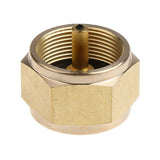 Maxbell Camping Stove Gas Refill Adapter Picnic BBQ Burner Connector Copper Gold