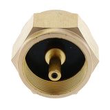 Maxbell Camping Stove Gas Refill Adapter Picnic BBQ Burner Connector Copper Gold