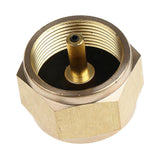 Maxbell Camping Stove Gas Refill Adapter Picnic BBQ Burner Connector Copper Gold