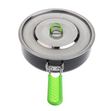 Maxbell Portable Outdoor Camping Non-stick Cooking Pot Soup/Rice/Hot Pot with Silicone Covered Folding Handle & Carry Bag