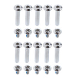 Maxbell 1 Set Inline Skate Wheel Screw Nail Replacement Roller Skates Nut Bolts 31mm