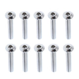 Maxbell 1 Set Inline Skate Wheel Screw Nail Replacement Roller Skates Nut Bolts 36mm