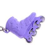 Maxbell Roller Skates Decor Keychain Keyring Key Buckle Pendant Festival Gift Purple