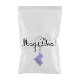 Maxbell Roller Skates Decor Keychain Keyring Key Buckle Pendant Festival Gift Purple
