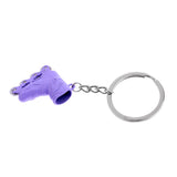 Maxbell Roller Skates Decor Keychain Keyring Key Buckle Pendant Festival Gift Purple