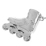 Maxbell Roller Skates Decor Keychain Keyring Key Buckle Pendant Festival Gift Silver