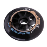 Maxbell Speed Skating Wheels Outdoor Indoor Inline Skate Wheels Tool 100mm Black
