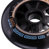 Maxbell Speed Skating Wheels Outdoor Indoor Inline Skate Wheels Tool 100mm Black
