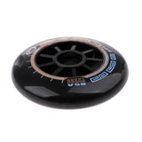 Maxbell Speed Skating Wheels Outdoor Indoor Inline Skate Wheels Tool 100mm Black