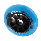 Maxbell Speed Skating Wheels Outdoor Indoor Inline Skate Wheels Tool 100mm Blue