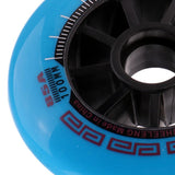 Maxbell Speed Skating Wheels Outdoor Indoor Inline Skate Wheels Tool 100mm Blue