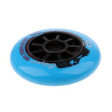 Maxbell Speed Skating Wheels Outdoor Indoor Inline Skate Wheels Tool 100mm Blue
