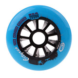 Maxbell Speed Skating Wheels Outdoor Indoor Inline Skate Wheels Tool 100mm Blue