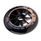 Maxbell Speed Skating Wheels Outdoor Indoor Inline Skate Wheels Tool 110mm Black