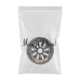 Maxbell Speed Skating Wheels Outdoor Indoor Inline Skate Wheels Tool 110mm Black