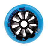 Maxbell Speed Skating Wheels Outdoor Indoor Inline Skate Wheels Tool 110mm Blue