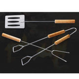 Maxbell Outdoor Camping BBQ Fork Shovel Food Clamp Clip