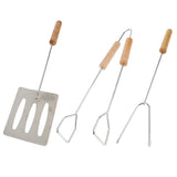 Maxbell Outdoor Camping BBQ Fork Shovel Food Clamp Clip