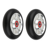 Maxbell 1 Pair Replacement 100mm Stunt Scooter Wheels with Bearing & Bushings white
