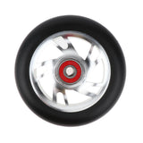Maxbell 1 Pair Replacement 100mm Stunt Scooter Wheels with Bearing & Bushings white