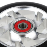 Maxbell 1 Pair Replacement 100mm Stunt Scooter Wheels with Bearing & Bushings white