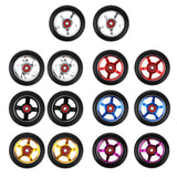 Maxbell 1 Pair Replacement 100mm Stunt Scooter Wheels with Bearing & Bushings white