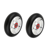 Maxbell 1 Pair Replacement 100mm Stunt Scooter Wheels with Bearing & Bushings silver