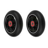 Maxbell 1 Pair Replacement 100mm Stunt Scooter Wheels with Bearing & Bushings black