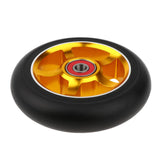 Maxbell 1 Pair Replacement 100mm Stunt Scooter Wheels with Bearing & Bushings gold