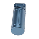 Maxbell Titanium Outdoor Travel Waterproof Mini Pill Case Box Capsule Bottle blue