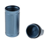 Maxbell Titanium Outdoor Travel Waterproof Mini Pill Case Box Capsule Bottle blue