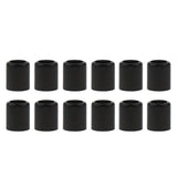 Maxbell 12Pcs Archery Explosion-proof Ring Ferrule Hoop for 8mm Arrow Shaft Black