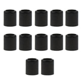 Maxbell 12Pcs Archery Explosion-proof Ring Ferrule Hoop for 8mm Arrow Shaft Black