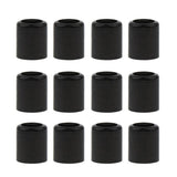 Maxbell 12Pcs Archery Explosion-proof Ring Ferrule Hoop for 8mm Arrow Shaft Black