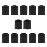 Maxbell 12Pcs Archery Explosion-proof Ring Ferrule Hoop for 8mm Arrow Shaft Black