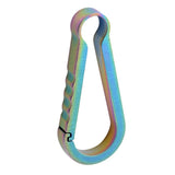 Maxbell Titanium Alloy Keychain Buckle Spring Snap Hook Outdoor Clip 36mm Colorful