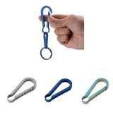 Maxbell Titanium Alloy Keychain Buckle Spring Snap Hook Outdoor Clip 36mm Colorful