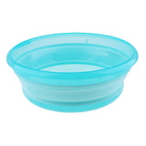 Maxbell Portable Camping Plastic Folding Wash Basin Bucket / Dish Tub S Blue