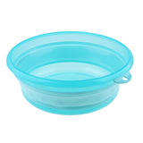 Maxbell Portable Camping Plastic Folding Wash Basin Bucket / Dish Tub S Blue