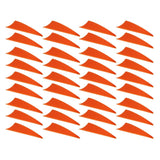 Maxbell Archery Recurve Bow Hunting Arrow Feather Fletching 1.75 in 36 Pieces Orange