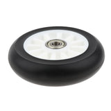 Maxbell 2pcs PU Scooter Wheels Speed Skates Trolley Wheels Replacement 100mm White