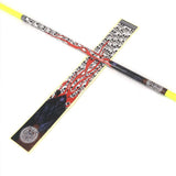 Maxbell 12 Pieces Durable Archery Arrow Stickers Wraps  Skull and Red