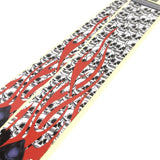 Maxbell 12 Pieces Durable Archery Arrow Stickers Wraps  Skull and Red