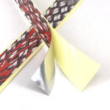 Maxbell 12 Pieces Durable Archery Arrow Stickers Wraps  Grid and Red