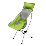 Maxbell Outdoor Foldable Camping Chair Fishing Beach Seat Lounger w/ Pillow Green